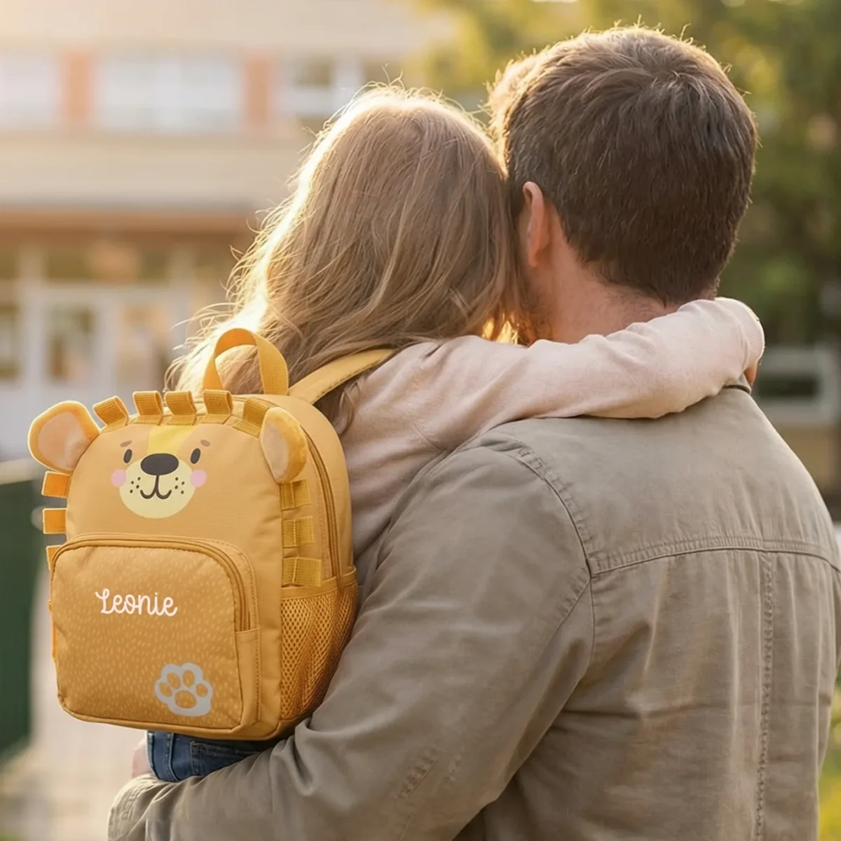 Personalisierter Kinder Rucksack „Löwe“