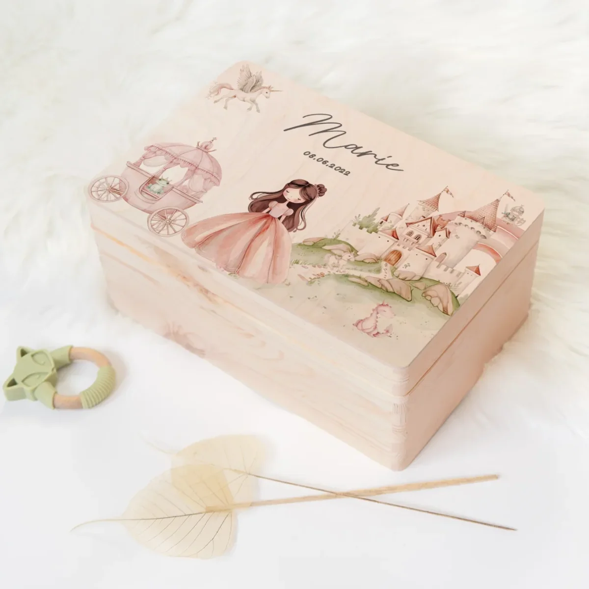 Personalisierte Erinnerungsbox „Prinzessin“