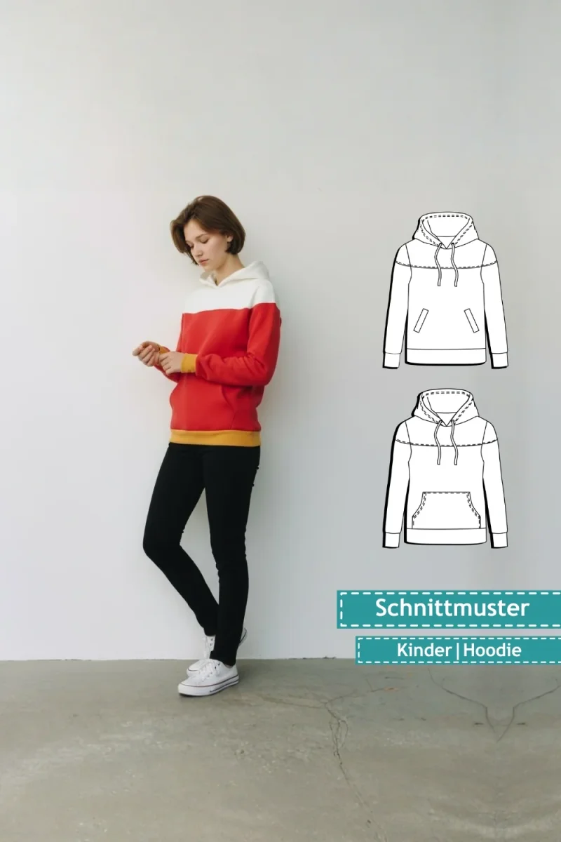 Schnittmuster Kinder Hoodie (92/98 – 164/170)